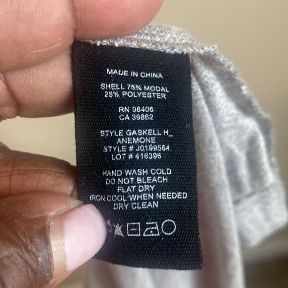 Theory Mens Gray Shirt L - Picture 3 of 5